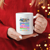 Mug Autism Mom, Ceramic Coffee