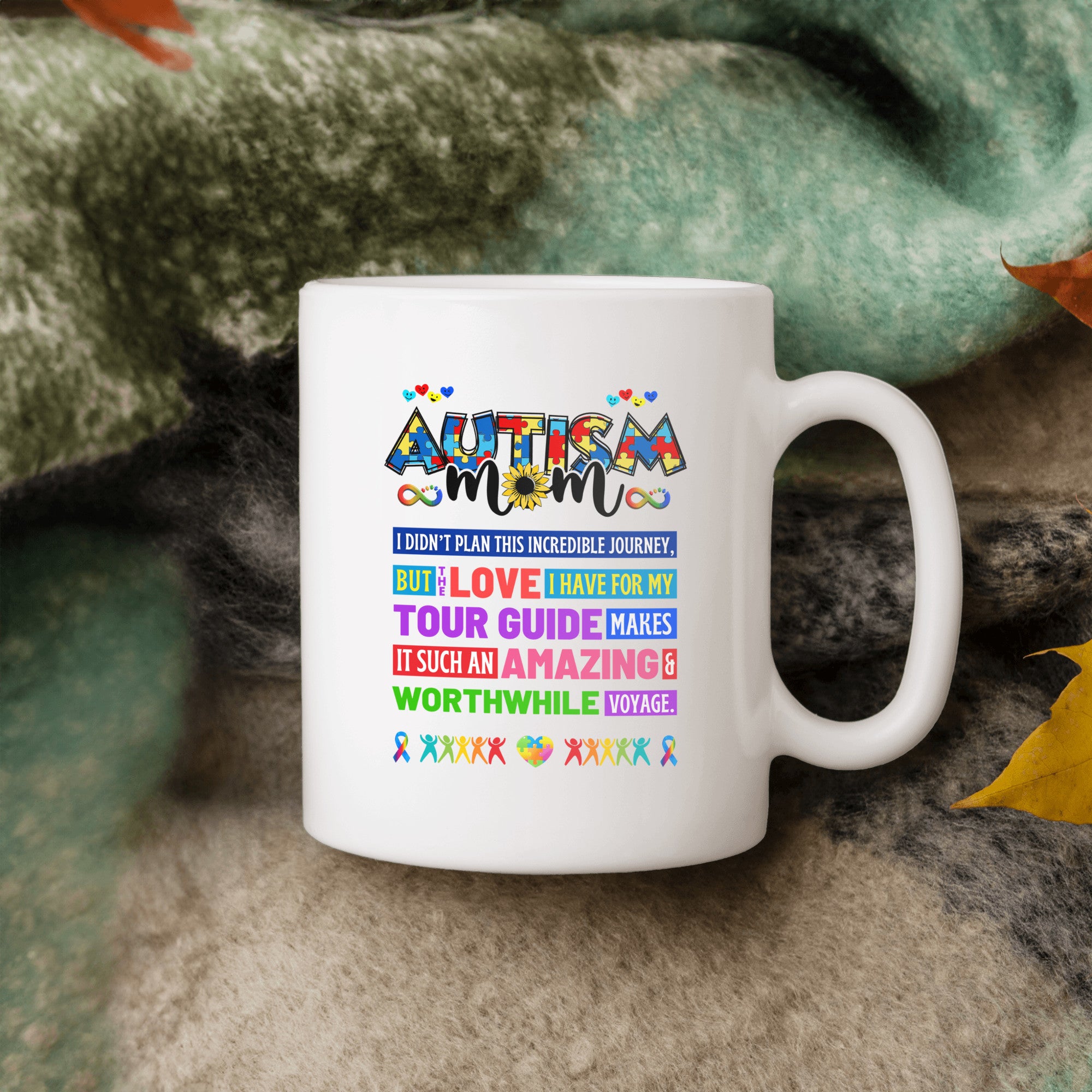 Mug Autism Mom, Ceramic Coffee