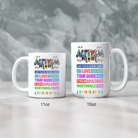 Mug Autism Mom, Ceramic Coffee